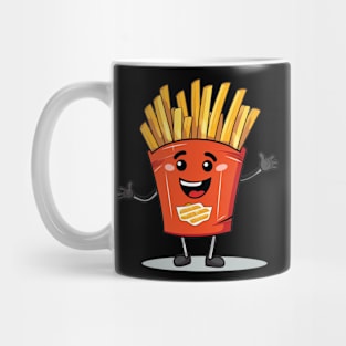 kawaii french fries T-Shirt cute potatofood Mug